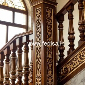 Elegant Brass Wood Balcony Collection 2030 No-1340