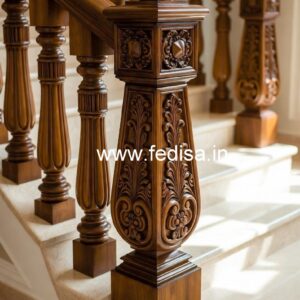 Stylish Brass Wood Fence with Rich Look No-1347