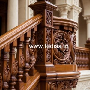 Luxury Brass Wood Balcony Decor Ideas No-1356