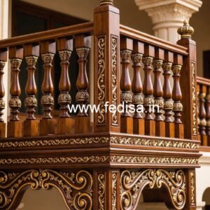 Modern Brass Wood Staircase Collection 2030 No-1360