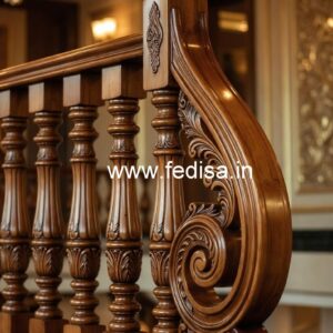 Elegant Brass Wood Staircase Trends 2030 No-1364