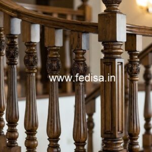 Stylish Brass Wood Fence Collection for Homes No-1425