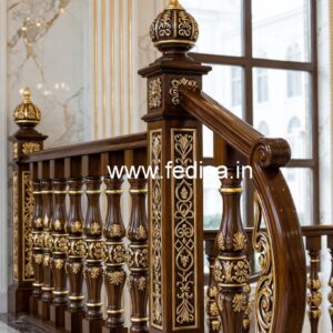 Decorative Brass Wood Fence Design Collection No-1434