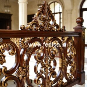Stylish Brass Wood Fence Inspiration for Dream Homes No-1449