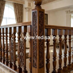 Stylish Brass Wood Balcony Decor Trends No-1467