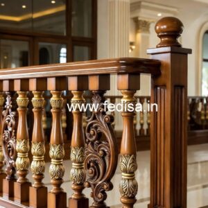Decorative Brass Wood Fence Design Inspiration No-1494