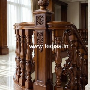 Beautiful Brass Wood Railing Inspiration No-1511
