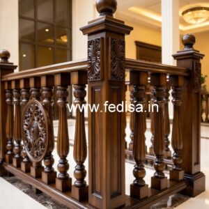 Brass Wood Railing Design Trends 2031 No-1539