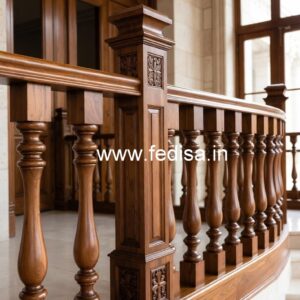 Modern Brass and Wood Staircase Ideas No-1551
