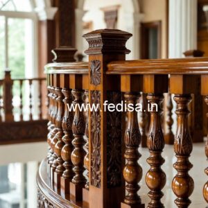 Premium Brass Wood Balcony Inspiration No-1560