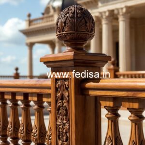 Luxury Brass Wood Railings for Interior No-1563