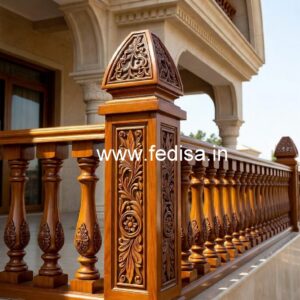 Brass Wood Fence with Modern Finish No-1568