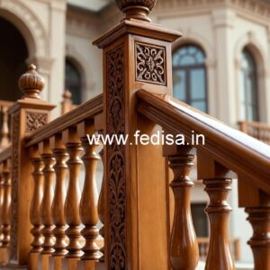 Brass Wood Staircase Banister Collection No-1572