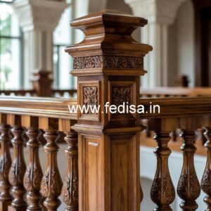 Modern Brass Wood Staircase Inspiration No-1580