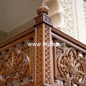 Decorative Brass Wood Stair Fence Collection No-1594