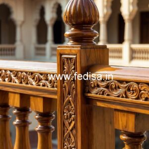 Decorative Brass Wood Handrails for Home No-1605