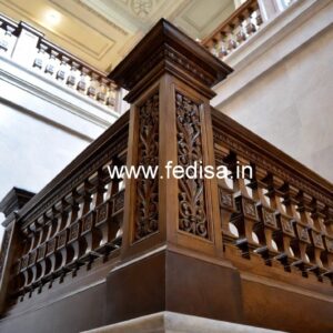 Brass Wood Staircase Railings for Dream Homes No-1607