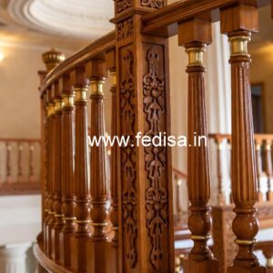 Decorative Brass Wood Balcony Decor Inspiration No-1620
