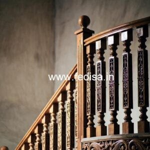 Elegant Brass Wood Fence Design Collection No-1622