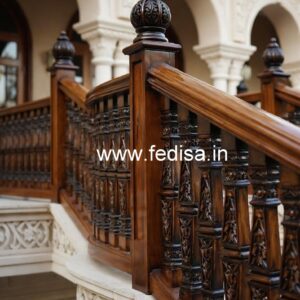 Decorative Brass Wood Staircase Decor Collection No-1625