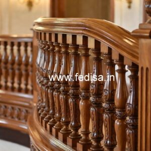 Modern Brass Wood Fence Design Inspiration No-1639
