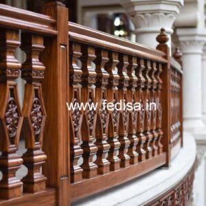 Luxury Brass Wood Railings for Balcony Design No-1650