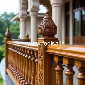Modern Brass Wood Staircase Side Fence Ideas No-1677