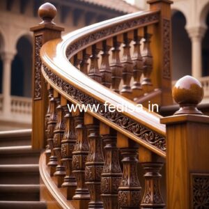 Luxury Brass Wood Fence with Elegant Style No-1679