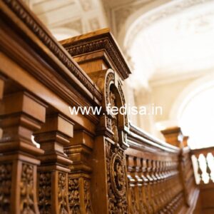 Luxury Brass Wood Fence Design Inspiration No-1691