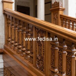 Premium Brass Wood Balcony Design Inspiration No-1700