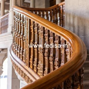 Decorative Brass Wood Fence with Artistic Finish No-1722