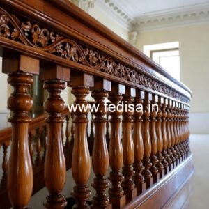 Decorative Brass Wood Staircase Side Rails No-1752