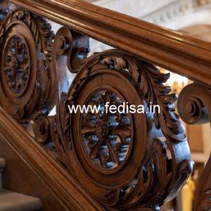 Decorative Brass Wood Fence for Stylish Homes No-1770