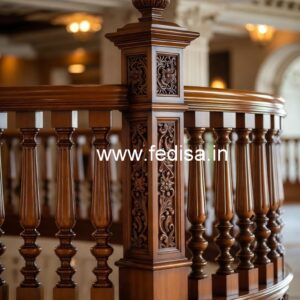 Elegant Brass Wood Railings with Rich Look No-1780