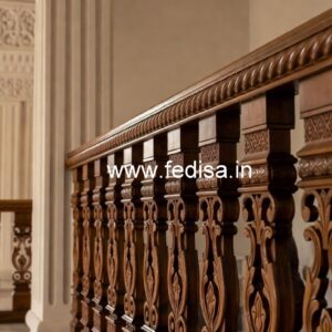 Premium Brass Wood Railings for Interior Design No-1787