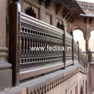 Decorative Brass Wood Balcony Decor with Modern Style No-1788