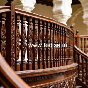 Stylish Brass and Wood Railing Ideas No-1803