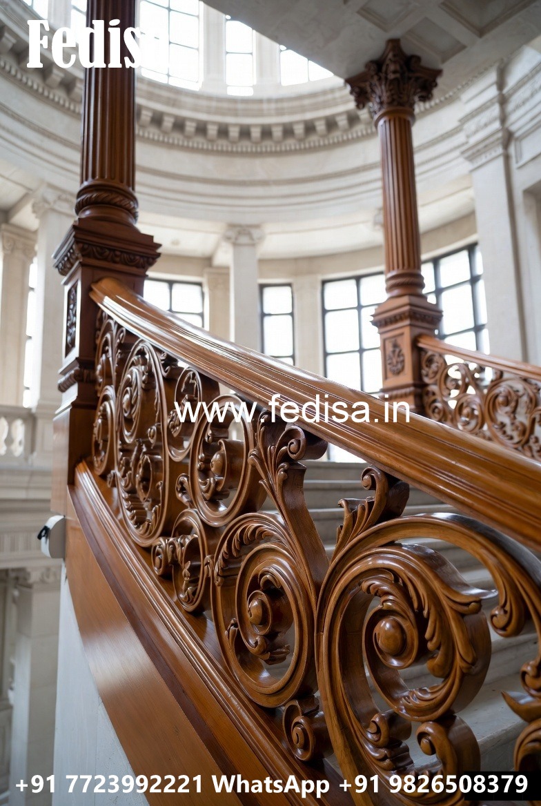 Beautiful Brass Wood Railing Inspiration No-1811