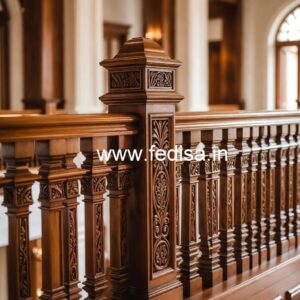 Royal Brass Wood Railing Design No-1814