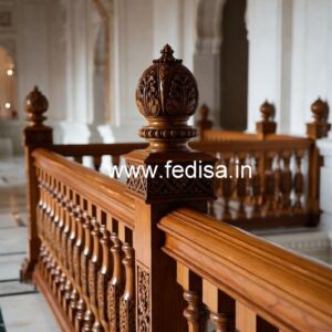 Premium Brass Wood Staircase Collection No-1823