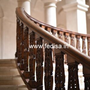 Stylish Brass Wood Balcony Decor Ideas No-1854