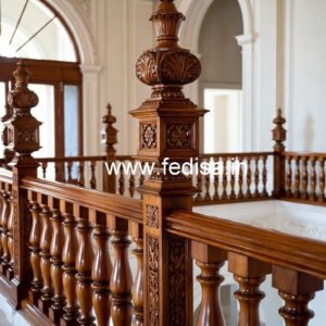 Premium Brass Wood Balcony Inspiration No-1860