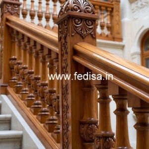 Stylish Brass Wood Fence Collection No-1862