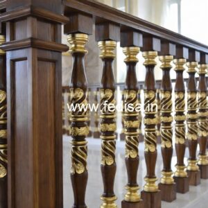 Decorative Brass Wood Interior Decor No-1866