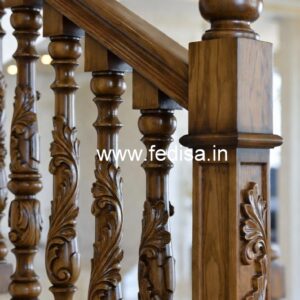 Brass Wood Staircase Banister Collection No-1872