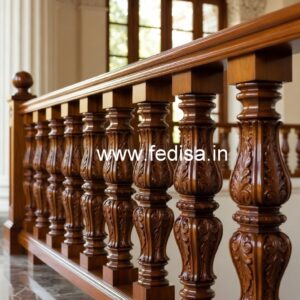 Brass Wood Railings for Dream Homes No-1882