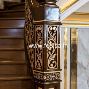 Decorative Brass Wood Handrails for Home No-1905