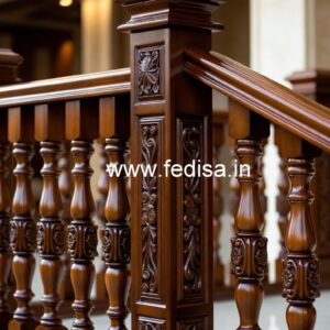Modern Brass Wood Fence with Contemporary Style No-1908
