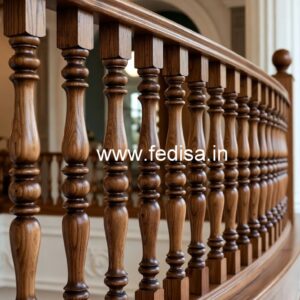 Elegant Brass Wood Fence Design Collection No-1922