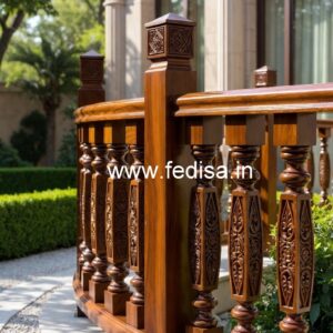 Decorative Brass Wood Staircase Decor Collection No-1925